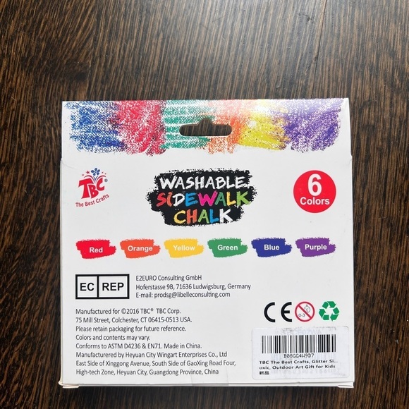 Glitter sidewalk chalk-New - Picture 2 of 2